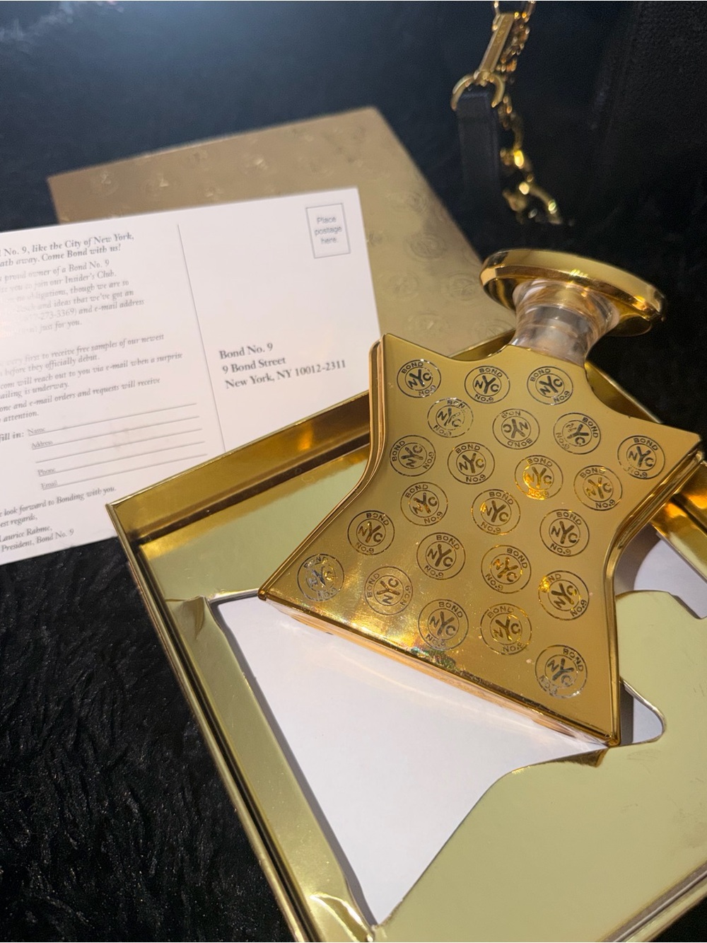 Bond No. 9 Signature Scent Gold Star-Shaped Perfume Bottle